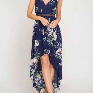 NEW Short sleeve ruffle floral dress